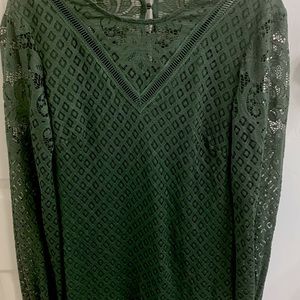 Beautiful Dress knee length olive green